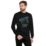 Electric Life Green Pullover Sweatshirt