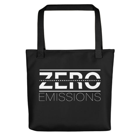 Zero Emissions Black Tote Bag