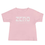 Tesla inspired apparel. EV no emissions. Electric Vehicle Car. Zero Emissions image centered on baby t-shirt.