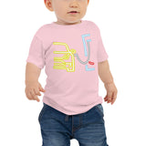 Plugged In Y Baby Jersey Short Sleeve Tee