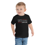 Against All Odds Toddler Short Sleeve Tee