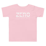 Tesla inspired apparel. EV no emissions. Electric Vehicle Car. Zero Emissions image centered on toddler t-shirt.