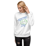 Electric Life Green Pullover Sweatshirt