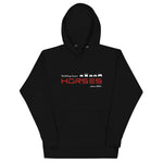 Tesla inspired apparel. Henry Ford and Elon Musk. Comments about horses. Building Faster Horses image centered on hoodie.