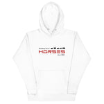 Tesla inspired apparel. Henry Ford and Elon Musk. Comments about horses. Building Faster Horses image centered on hoodie.