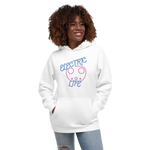 Electric Life Pink Hoodie