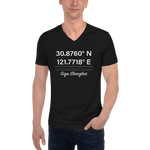 Birthplace Shanghai Short Sleeve V-Neck T-Shirt