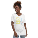 Plugged In X Short Sleeve V-Neck T-Shirt