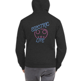 Electric Life Pink Zip-Up Hoodie