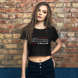 Against All Odds Cropped Tee