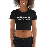 Deadlines Cropped Tee