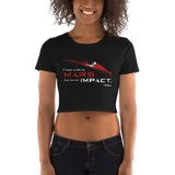 Die On Mars, Not On Impact Cropped Tee