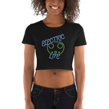 Electric Life Green Cropped Tee