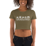 Deadlines Cropped Tee