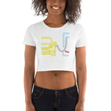 Plugged In Y Cropped Tee