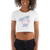 Electric Life Pink Cropped Tee