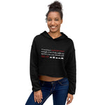 Against All Odds Cropped Hoodie