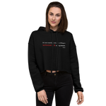 Maximum Enjoyment Cropped Hoodie