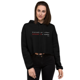 Maximum Enjoyment Cropped Hoodie