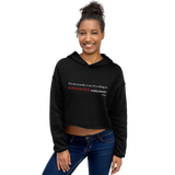 Maximum Enjoyment Cropped Hoodie