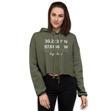 Birthplace Texas Cropped Hoodie