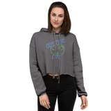 Electric Life Green Cropped Hoodie