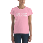 Deadlines Fitted Short Sleeve T-Shirt