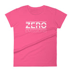 Tesla inspired apparel. EV no emissions. Electric Vehicle Car. Zero Emissions image centered on fitted t-shirt.