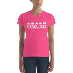 Deadlines Fitted Short Sleeve T-Shirt