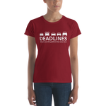 Deadlines Fitted Short Sleeve T-Shirt