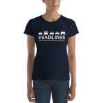 Deadlines Fitted Short Sleeve T-Shirt