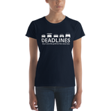 Deadlines Fitted Short Sleeve T-Shirt