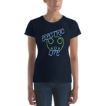 Electric Life Green Fitted Short Sleeve T-Shirt