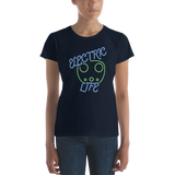 Electric Life Green Fitted Short Sleeve T-Shirt