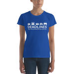 Deadlines Fitted Short Sleeve T-Shirt