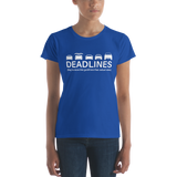 Deadlines Fitted Short Sleeve T-Shirt