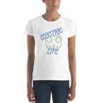 Electric Life Green Fitted Short Sleeve T-Shirt