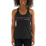 Maximum Enjoyment Racerback Tank