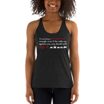 Against All Odds Racerback Tank