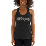 Against All Odds Racerback Tank