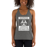 Leader In Apocalypse Technology Racerback Tank