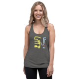 Plugged In X Racerback Tank