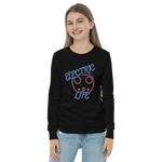 Electric Life Pink Youth Long Sleeve Tee