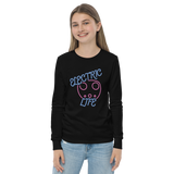 Electric Life Pink Youth Long Sleeve Tee