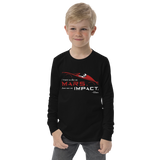 Die On Mars, Not On Impact Youth Long Sleeve Tee