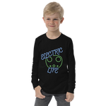 Electric Life Green Youth Long Sleeve Tee