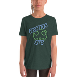 Electric Life Green Youth Short Sleeve T-Shirt