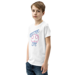 Electric Life Pink Youth Short Sleeve T-Shirt